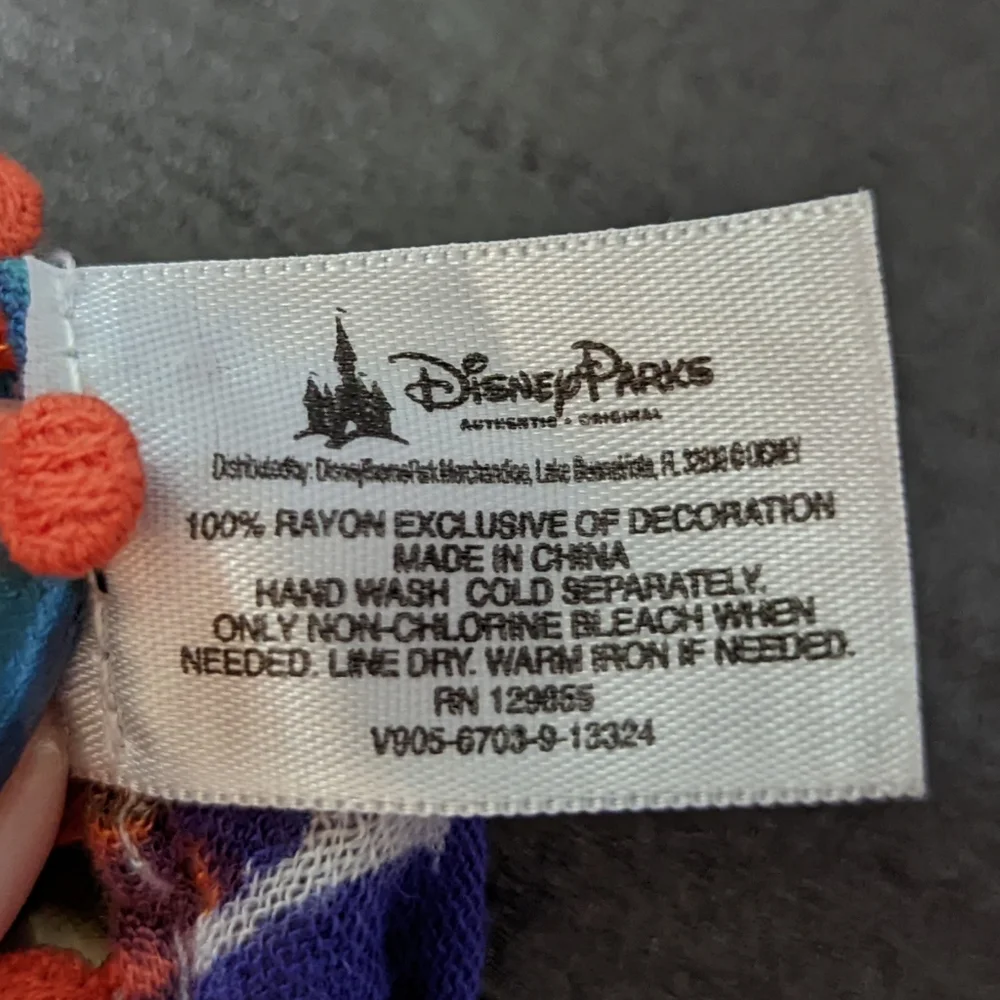 Disney Parks Mickey & Minnie Ball Fringe Scarf